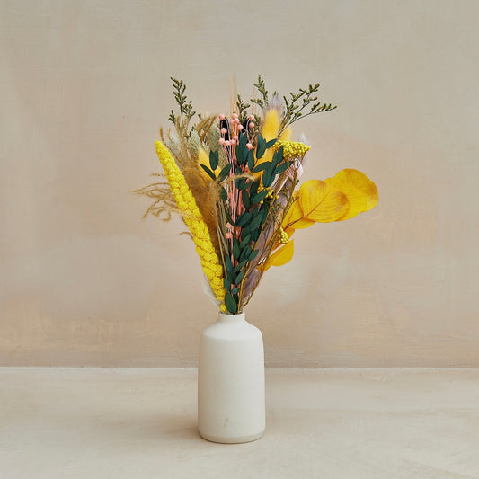 Small Dried Bouquet - Yellow