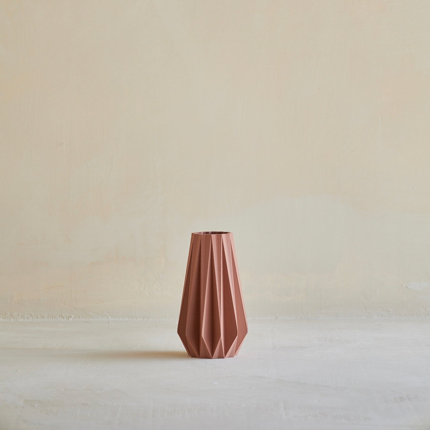 ORIGAMI Vase 6" - Terracotta
