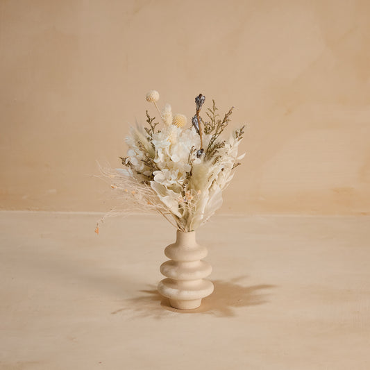 Pearl Petit Bouquet in Vase