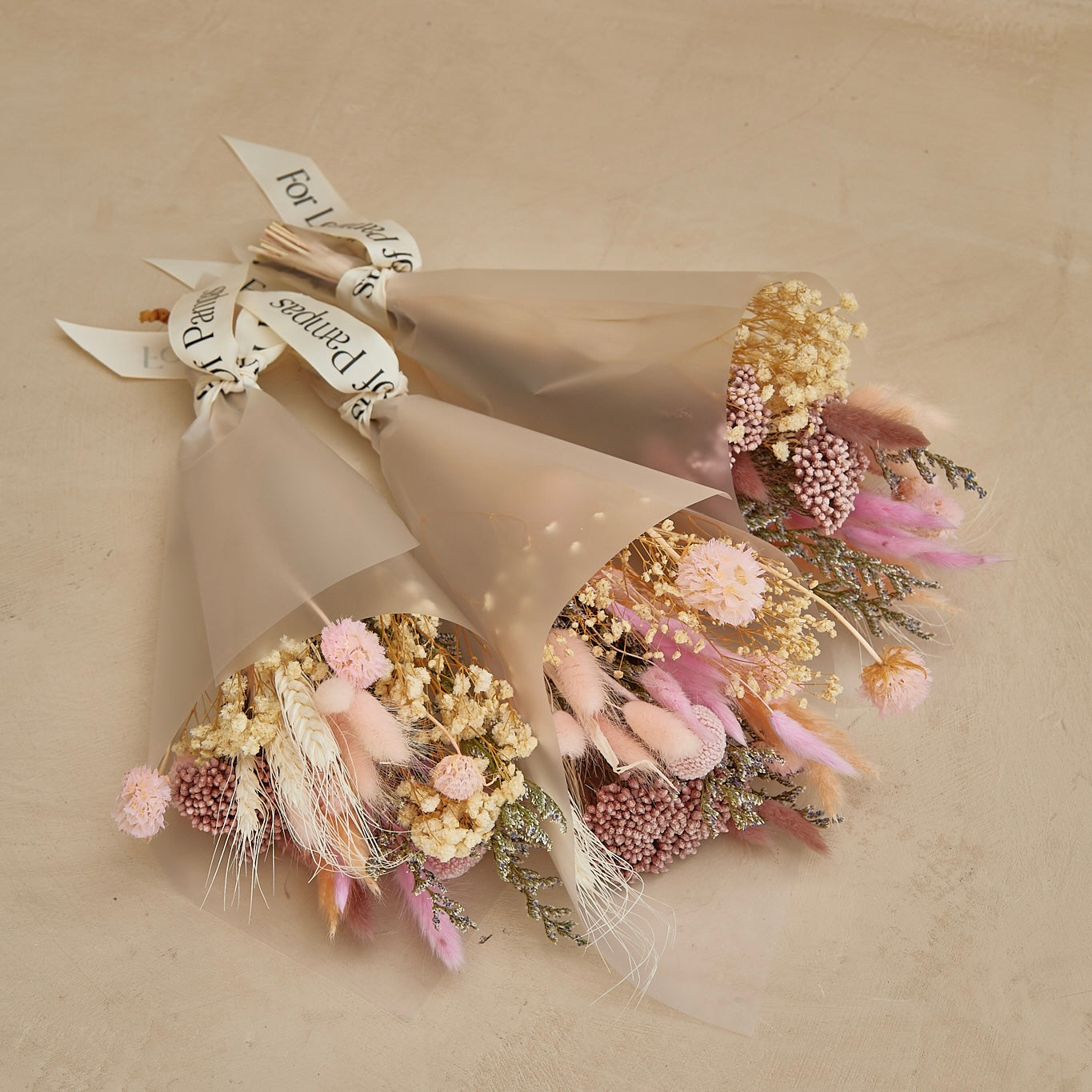 Small Dried Bouquet - Pink