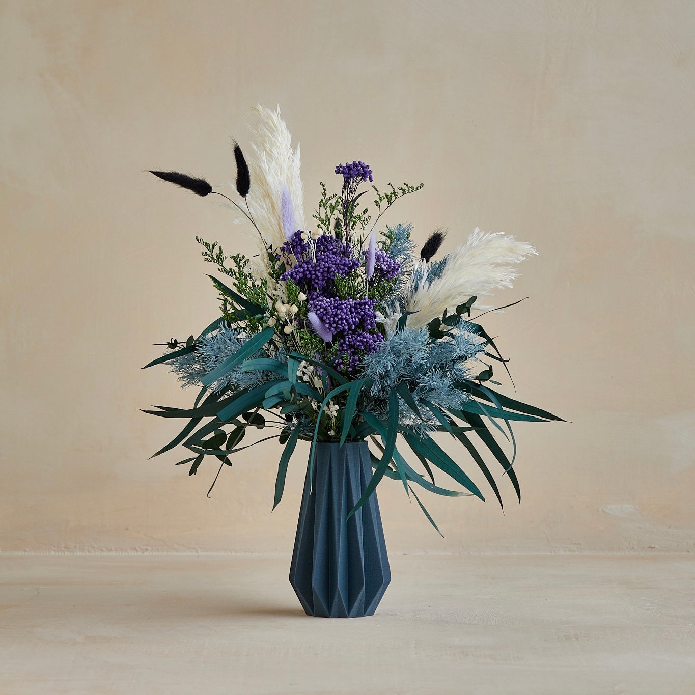 ORIGAMI Vase 6" - Blue
