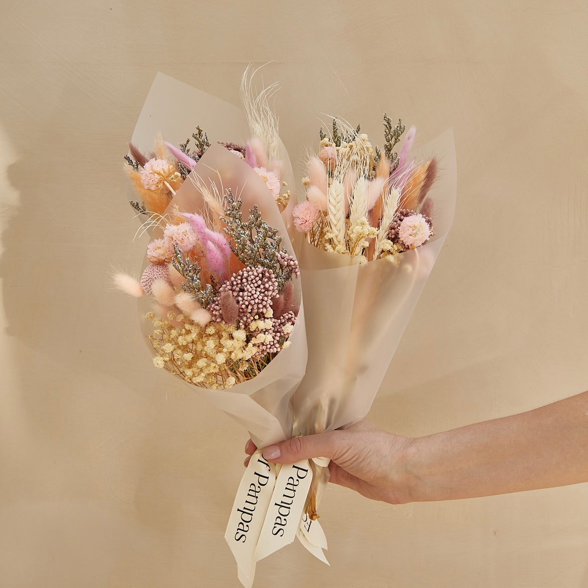 Small Dried Bouquet - Pink