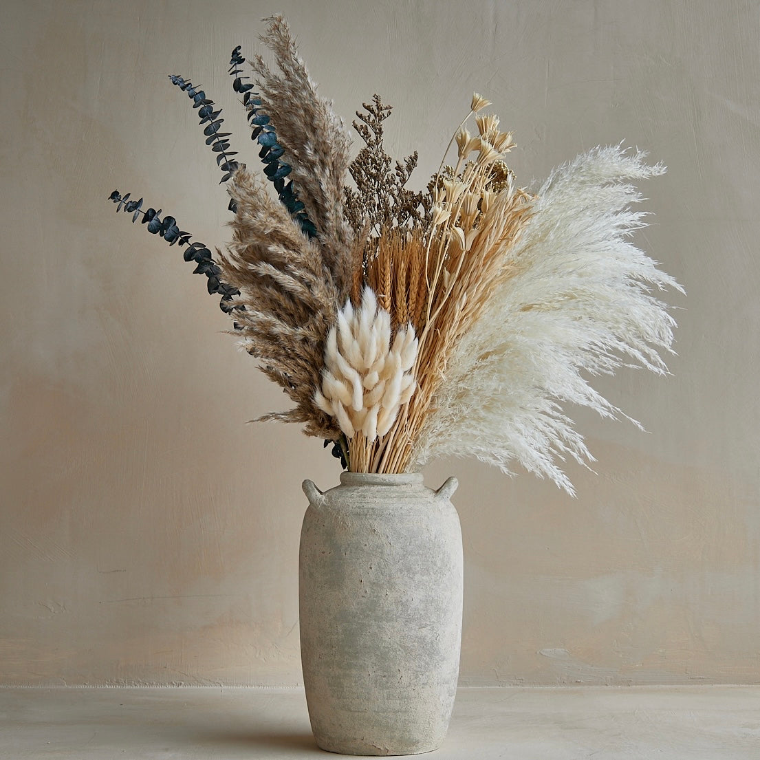 CoCopeaunt Dried Flower Arrangement with Vasedried Flower Bouquet with Vase Dried  Flowers with Stems (Style 5) 