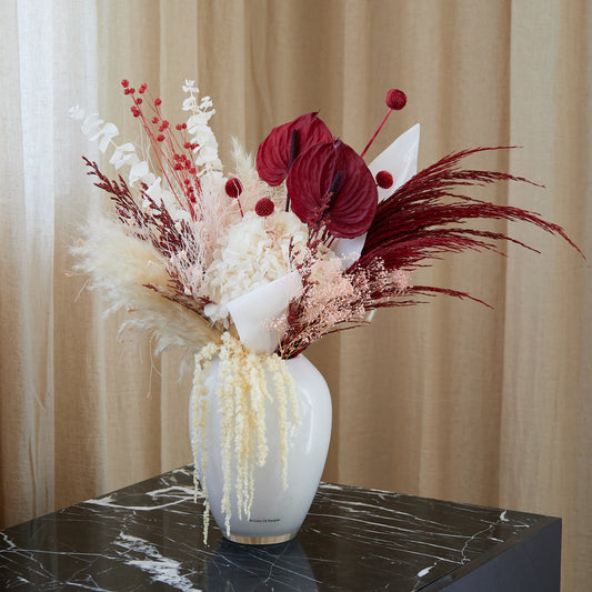 Moulin Rouge Bouquet in Glass Vase