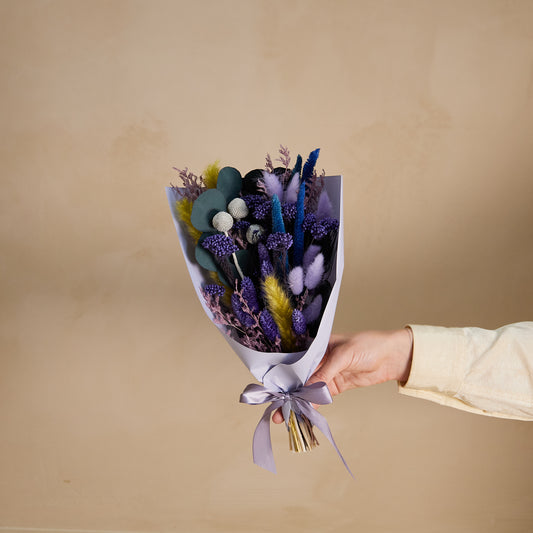 Indigo Mini Dried Bouquet