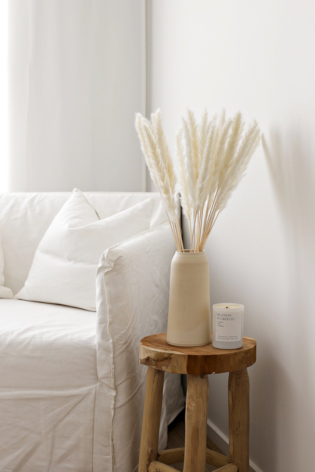 Small Pampas Grass - White (15 stems)