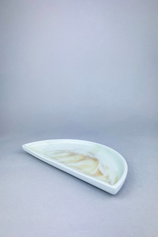 Porcelain Half Plate Sand