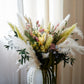Solstice Bouquet in Glass Vase
