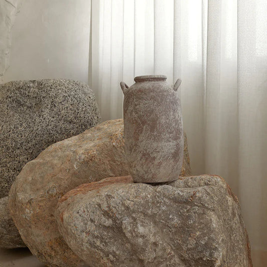 Mira Vase - Distressed Taupe