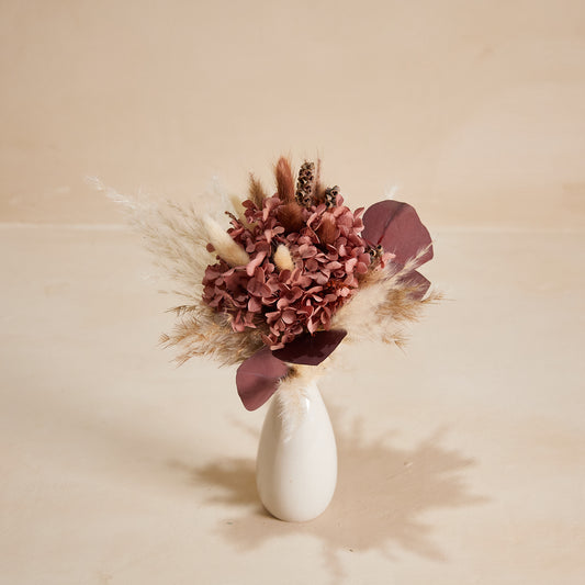 Haze Petit Bouquet in Mini Glazed Vase