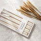 Taper Candles, Set of 4 - Milk White
