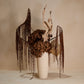 Allure Preserved Hydrangeas & Amaranthus Set in Vase - Brown