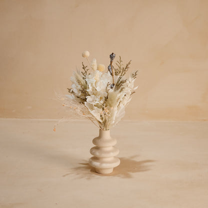 Pearl Petit Bouquet in Vase