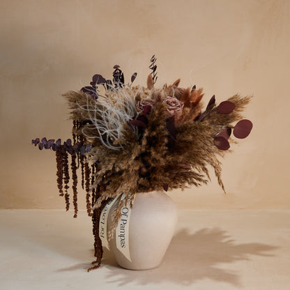 Truffle Bouquet in Stone Vase
