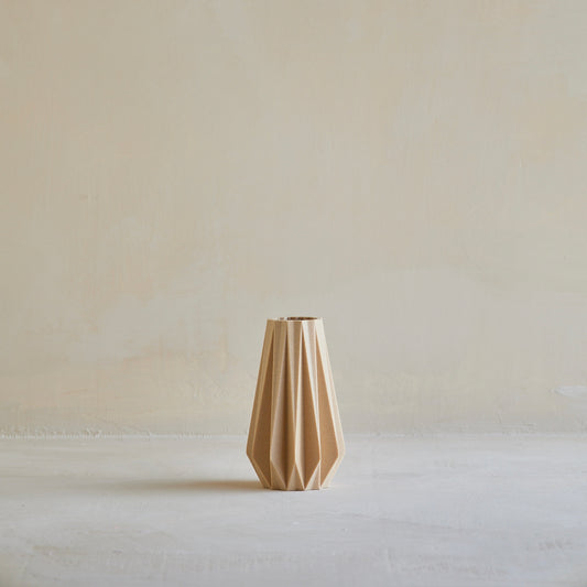 ORIGAMI Vase 6" - Natural