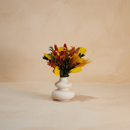 Amber Petit Bouquet in Vase