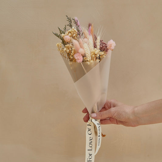 Small Dried Bouquet - Pink