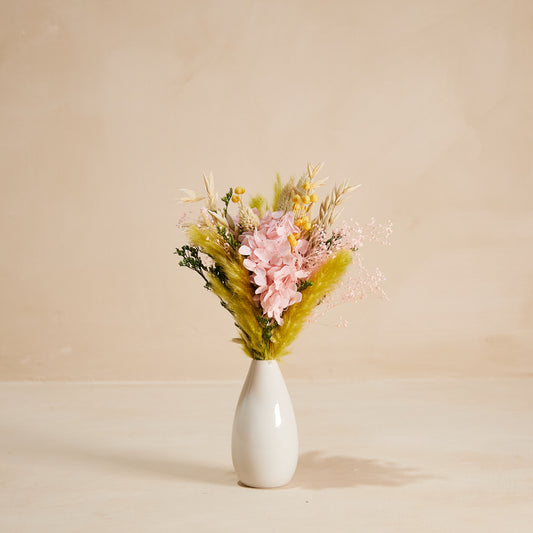 Lumi Petit Bouquet in Mini Glazed Vase