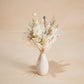 Pearl Petit Bouquet in Mini Glazed Vase