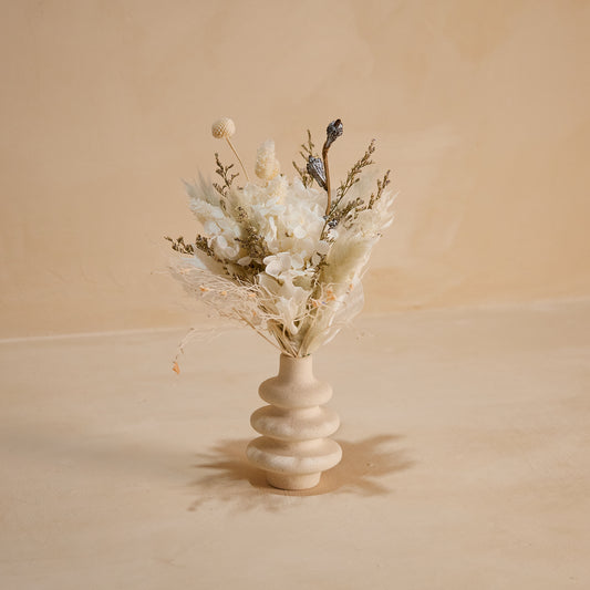 Pearl Petit Bouquet in Vase