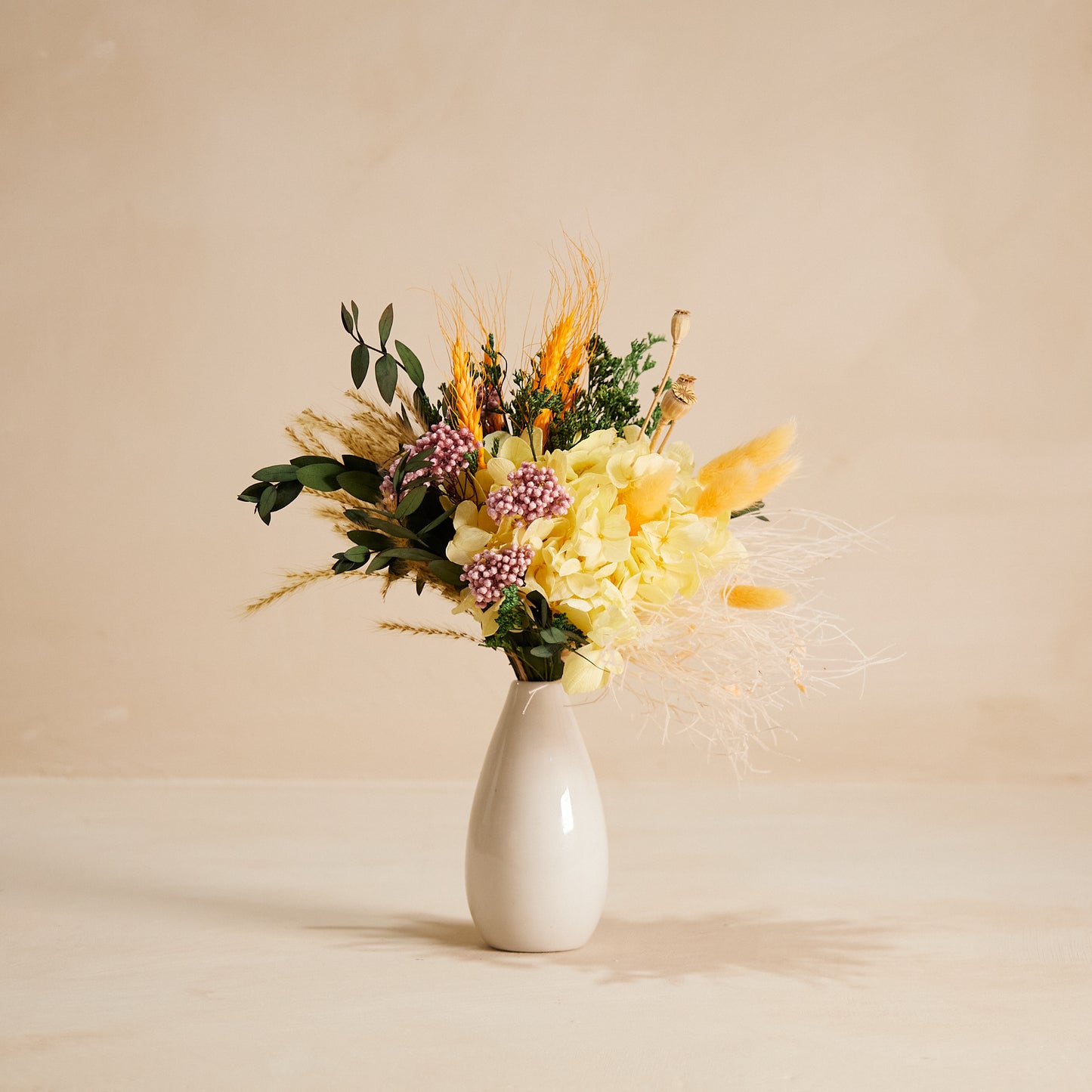 Halo Petit Bouquet in Mini Glazed Vase