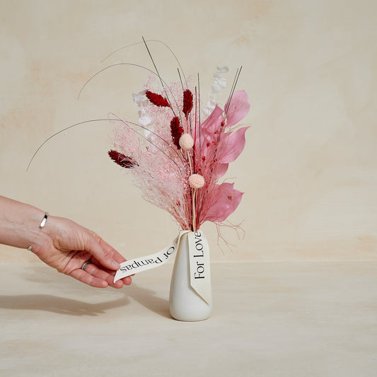 Small Bud Vase in Glazed Ceramics