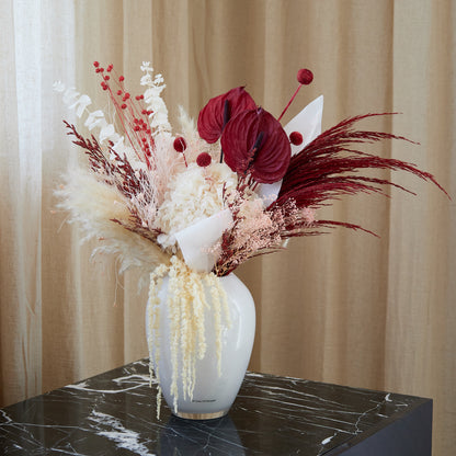 Moulin Rouge Bouquet in Glass Vase