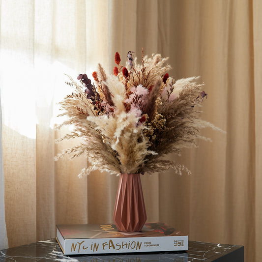 Fleurs Rose Bouquet with 3D Vase