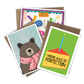 A greeting card laid on top of an envelope