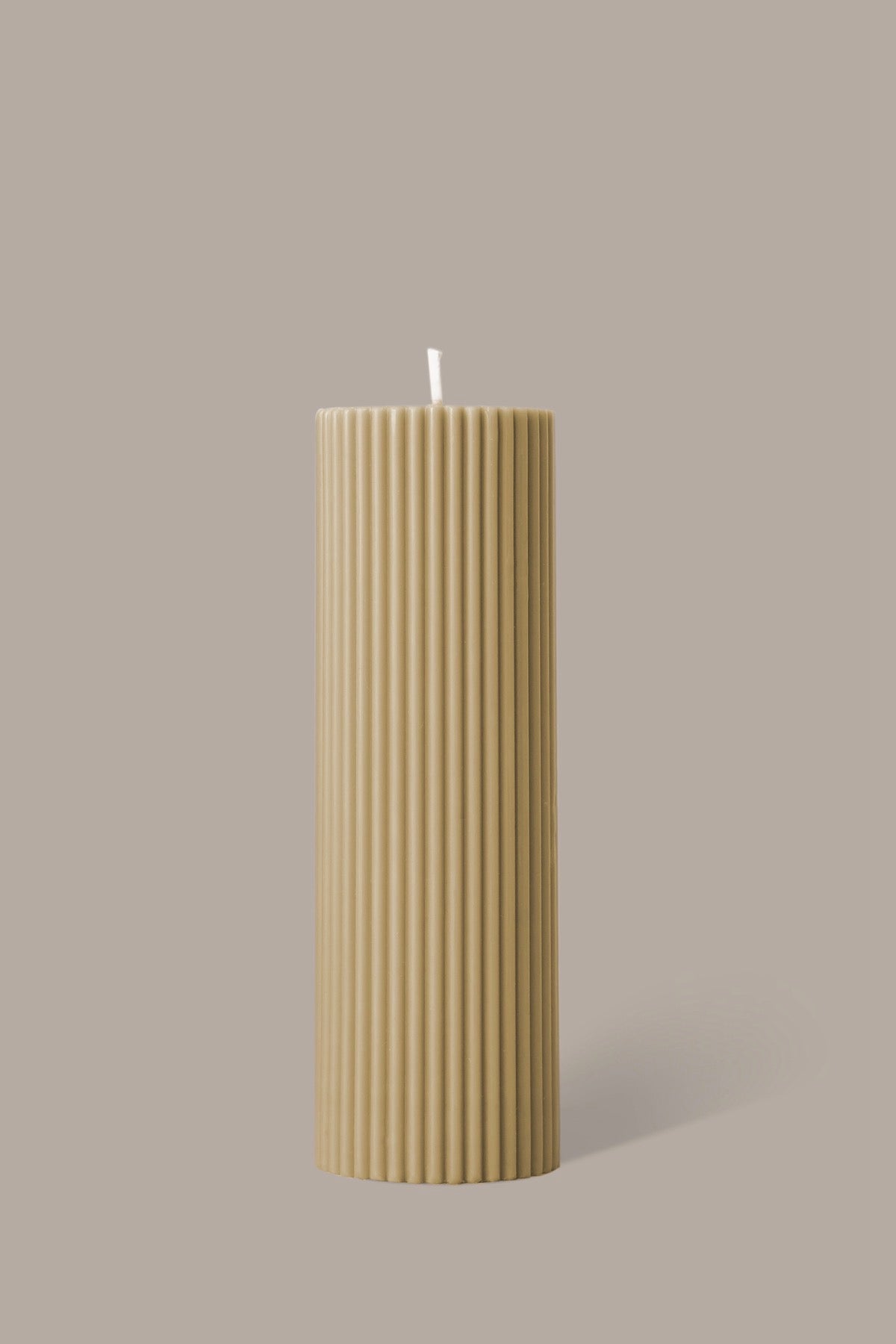 Wide Column Pillar Candle - Honey
