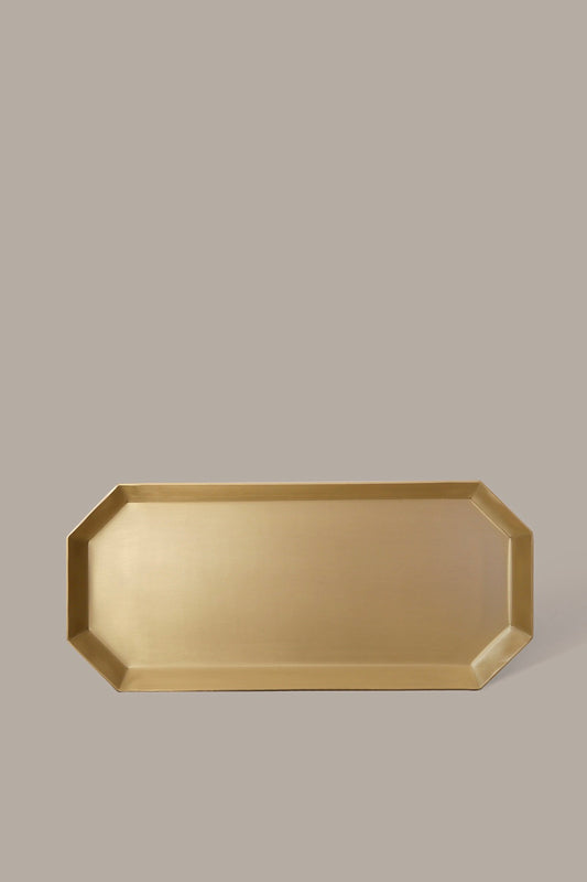 Hexa Brass Candle Tray