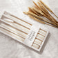Taper Candles, Set of 4 - Milk White