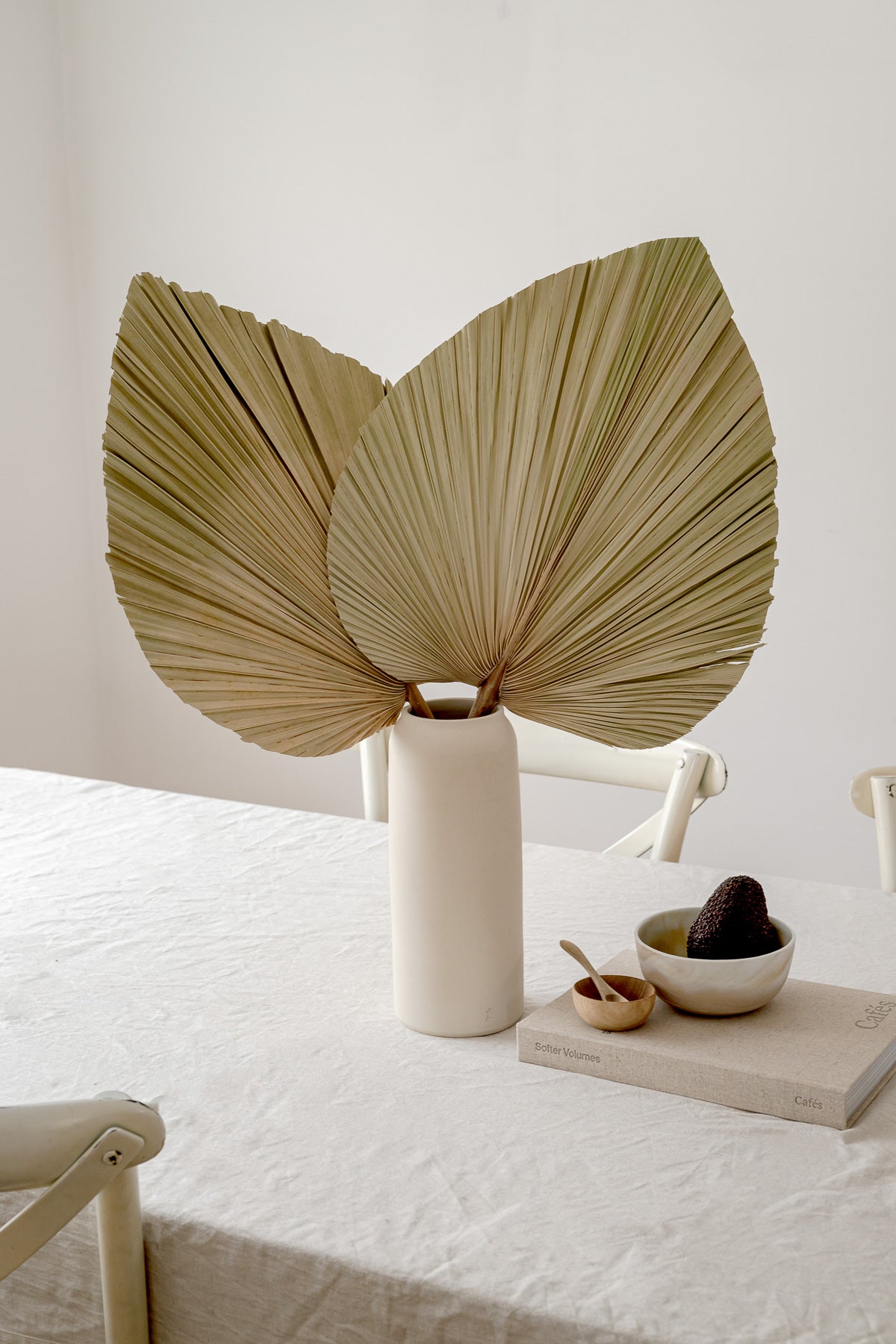 Large Dried Palm Leaves - Set of 3